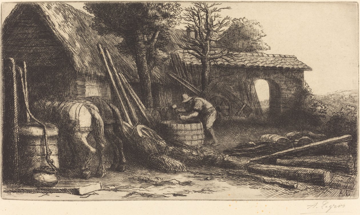 The Cooper av Alphonse Legros