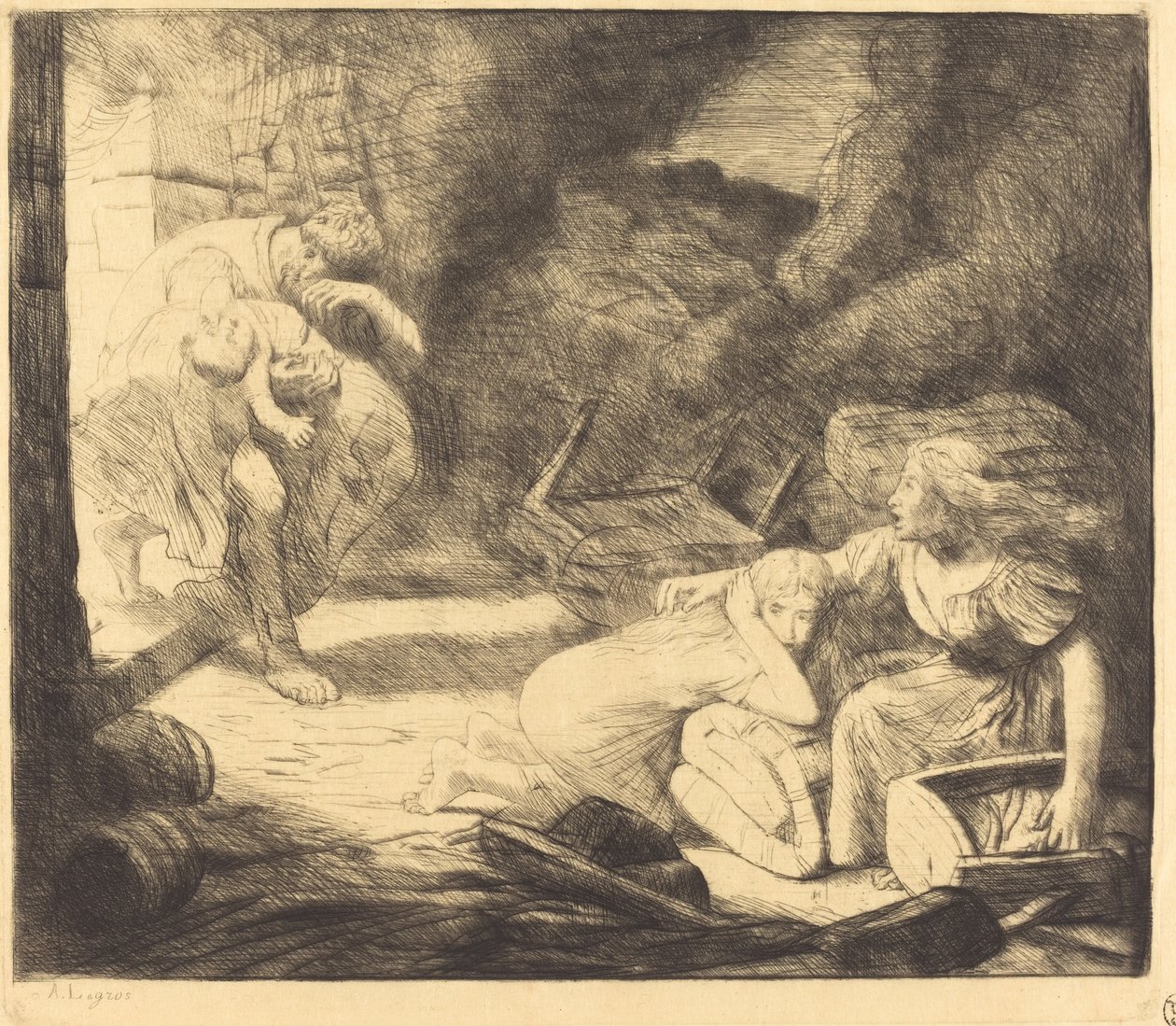 The Fire, 2nd plate (L