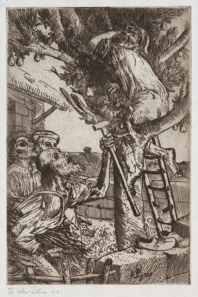 Pæretyven, nr. 1, ca. 1890. av Alphonse Legros