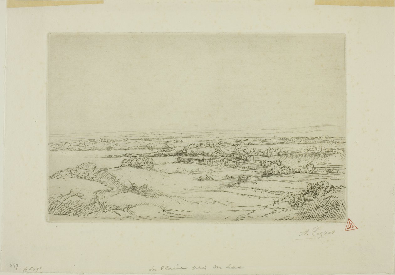 Sletten nær innsjøen av Alphonse Legros