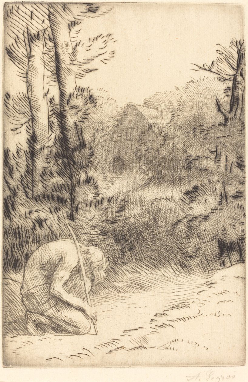 The Prodigal Son, 2. plate The Prodigal Son. av Alphonse Legros