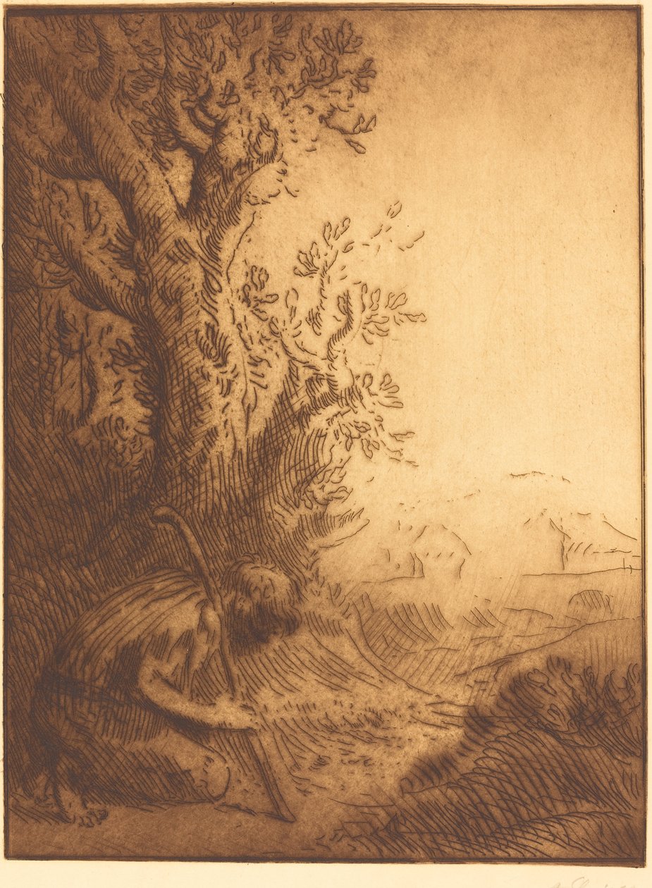 Den fortapte sønn, 4. plate av Alphonse Legros