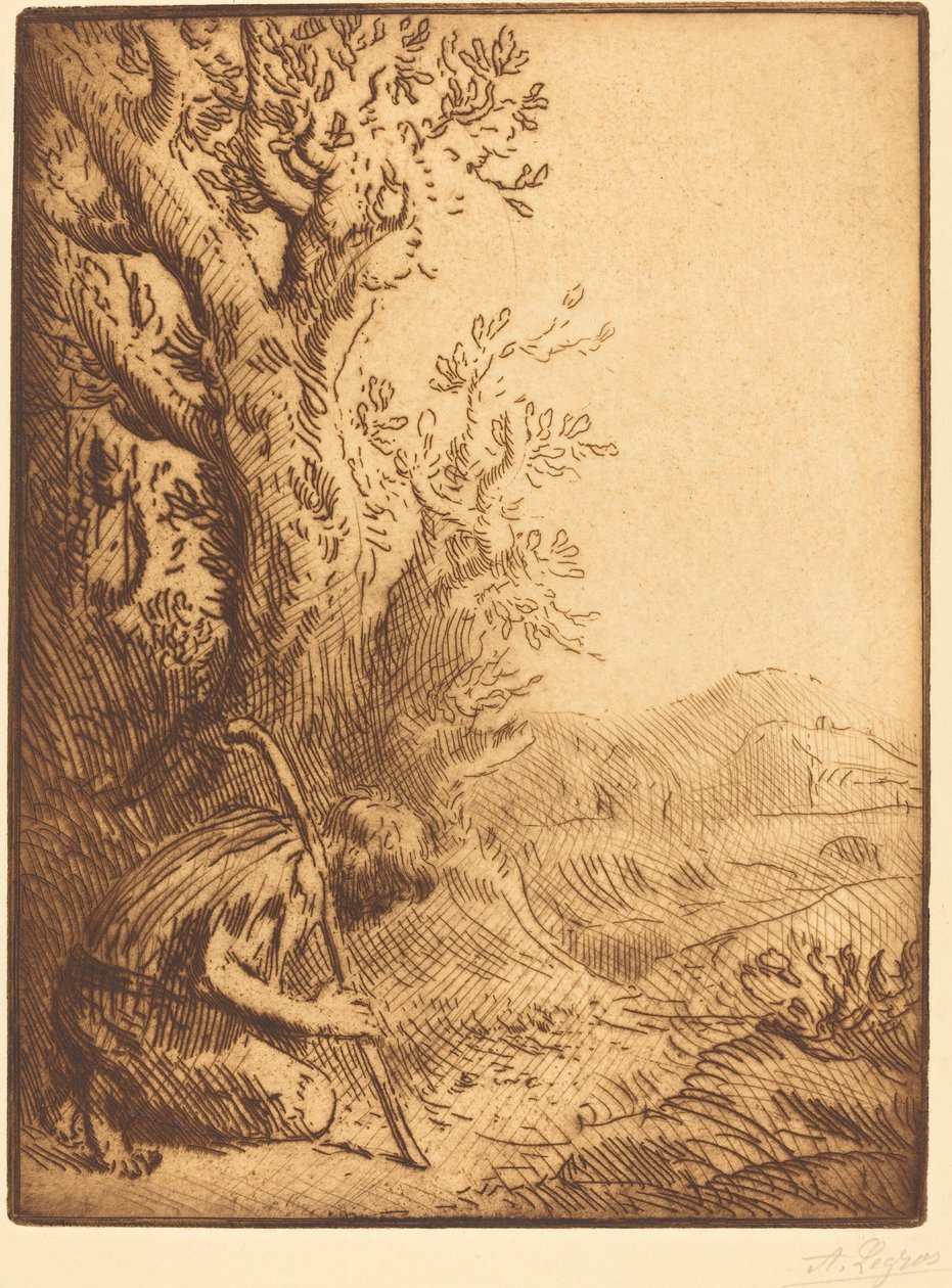 The Prodigal Son, 4. plate The Prodigal Son. av Alphonse Legros