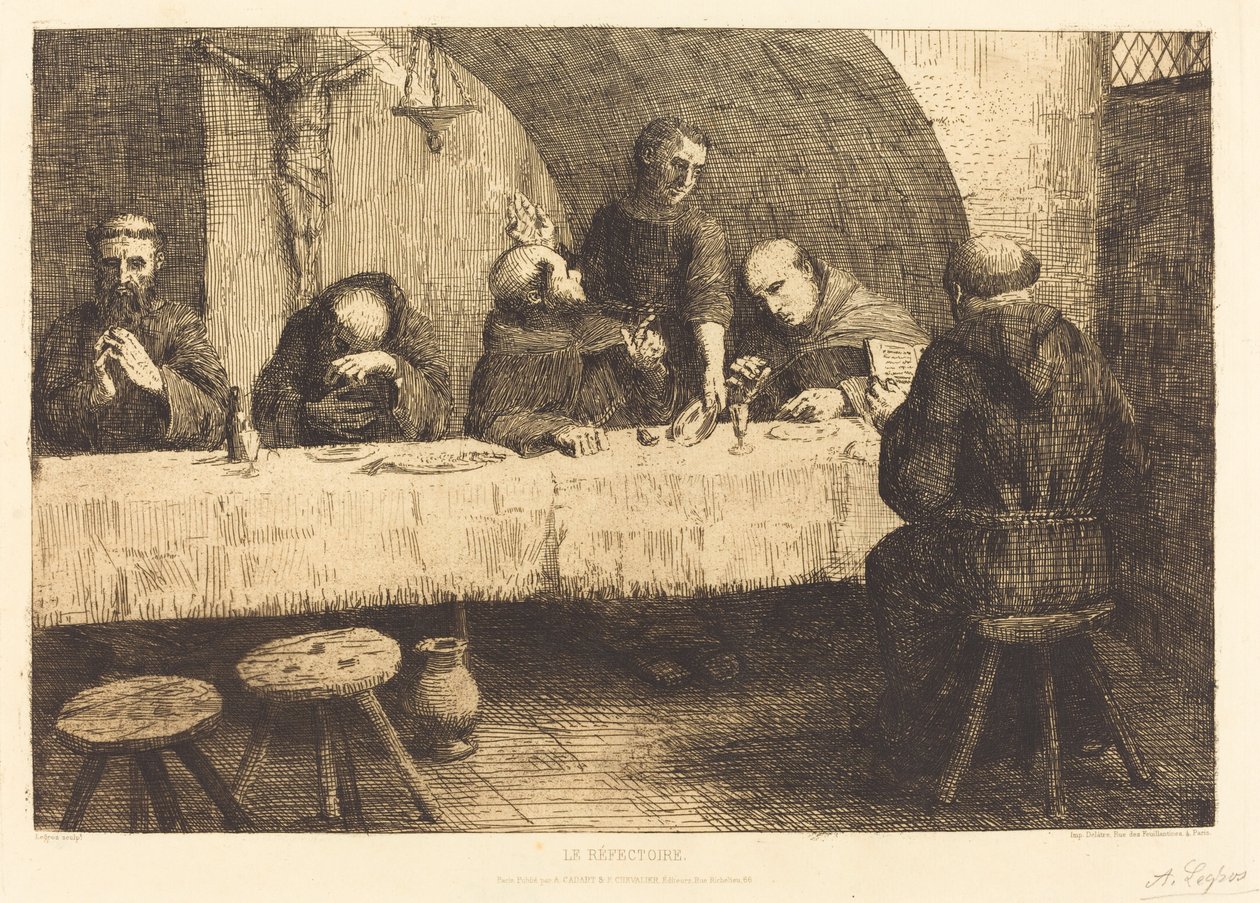 Refektoriet Le Refectoire. av Alphonse Legros