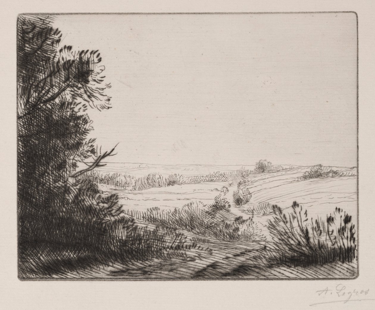 Veien til Horville. av Alphonse Legros