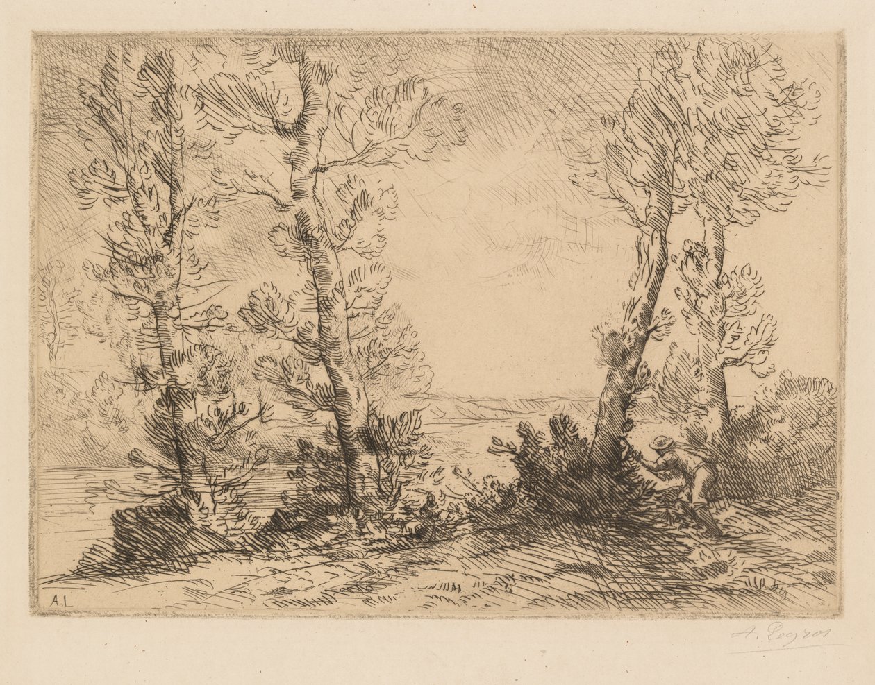 Laksefiskeren av Alphonse Legros