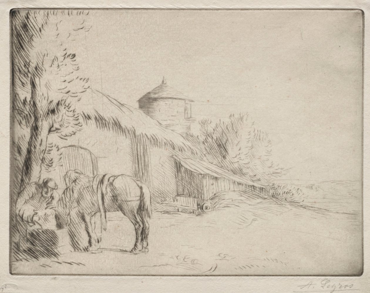 Vanningsplassen 2. plate. av Alphonse Legros