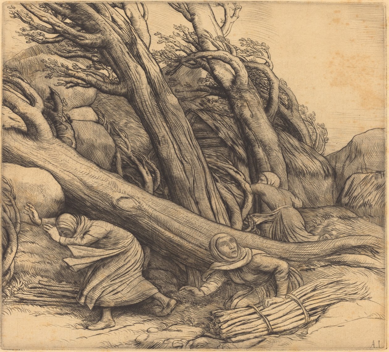 Tornado Le tyfon. av Alphonse Legros