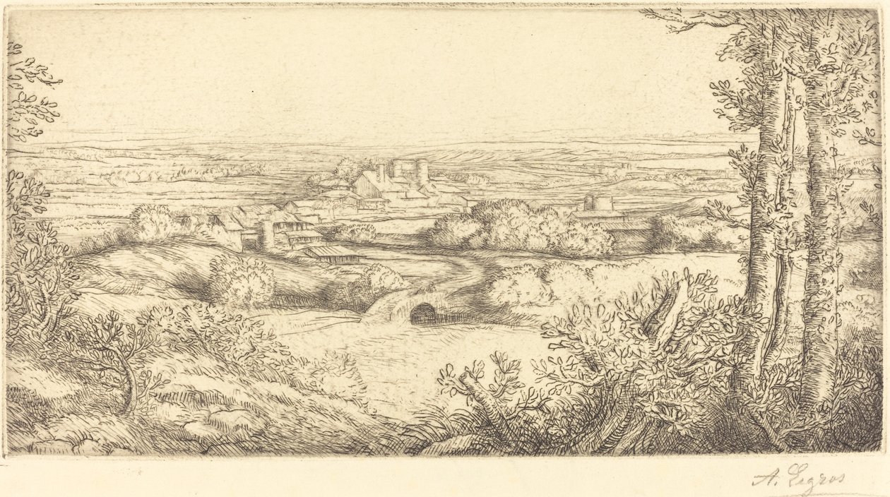 Valley i Burgund av Alphonse Legros