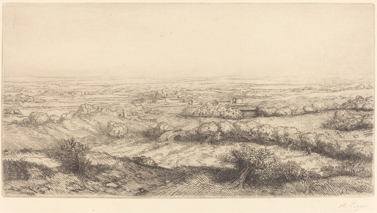 Valley i Burgund av Alphonse Legros