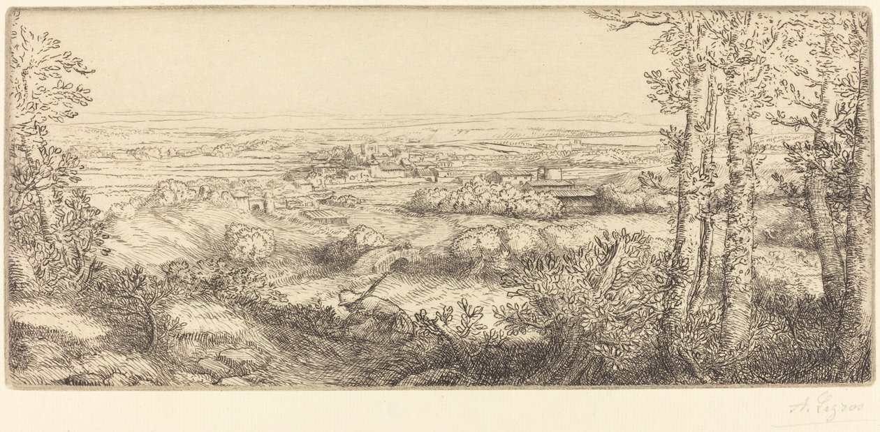 Dal i Burgund En dal i Burgund. av Alphonse Legros