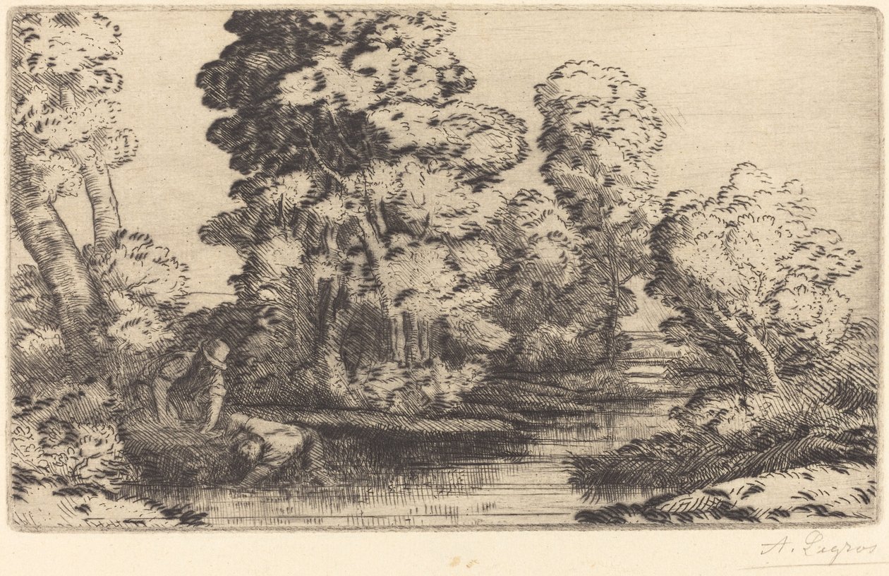 Dal i Burgund En dal i Burgund. av Alphonse Legros