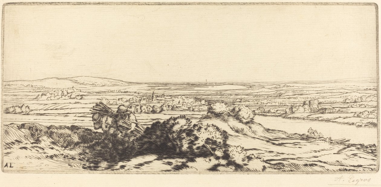 Valley of the Dunes (The Valley of the Dunes) av Alphonse Legros