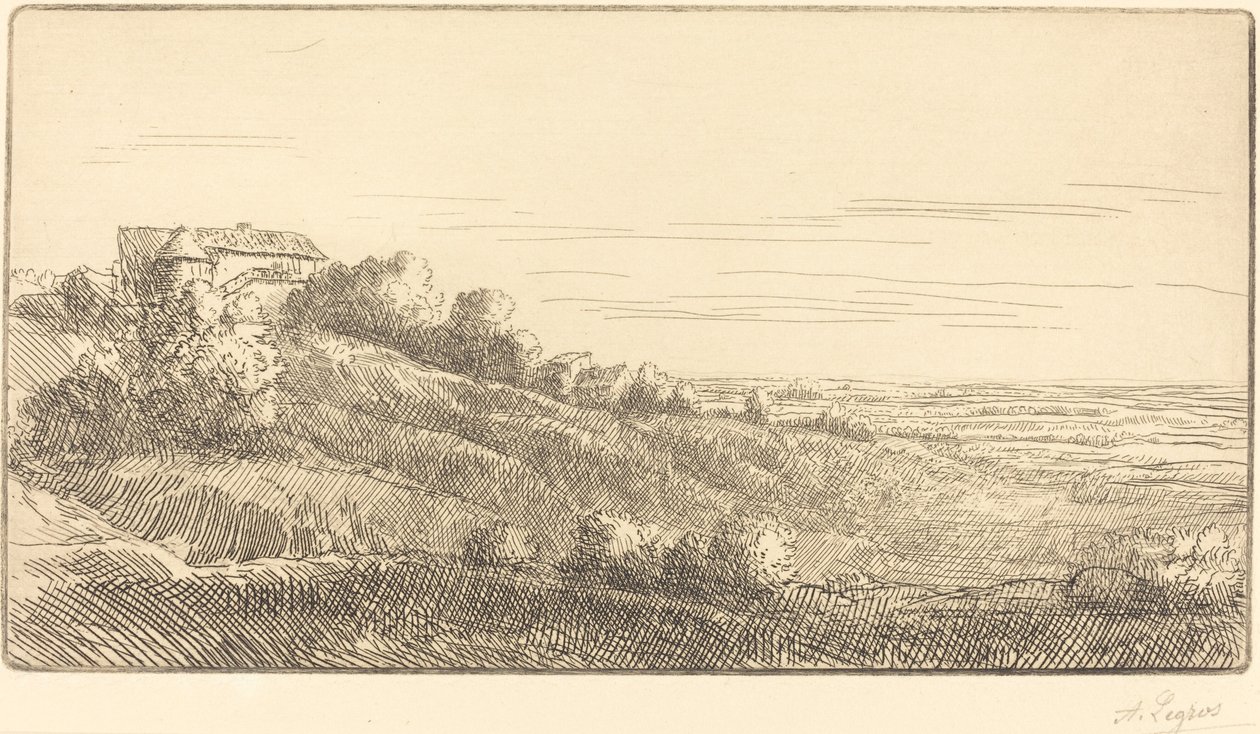 Veronne-dalen (La vallee de Veronne) av Alphonse Legros
