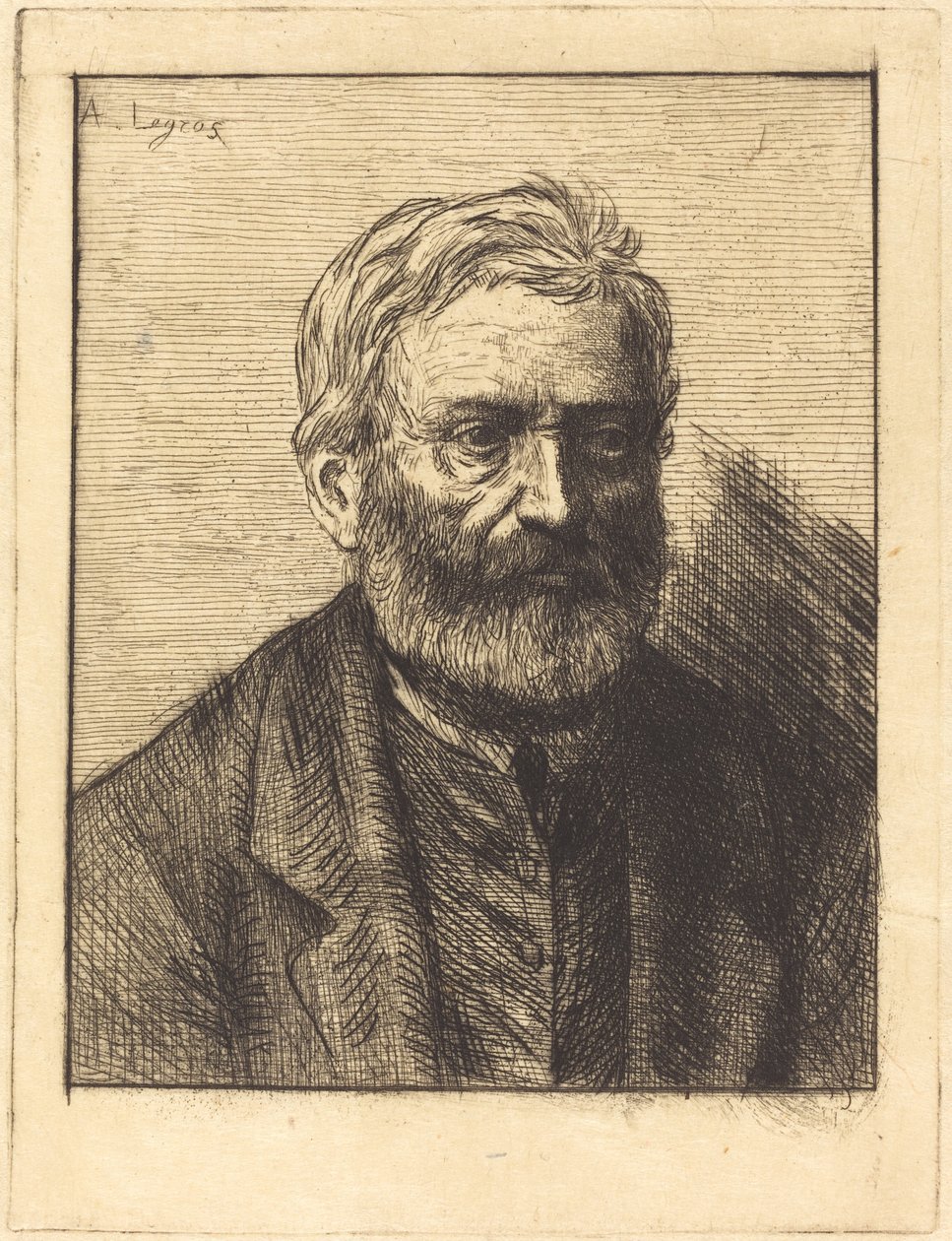 Victor Hugo, 1. plate. av Alphonse Legros