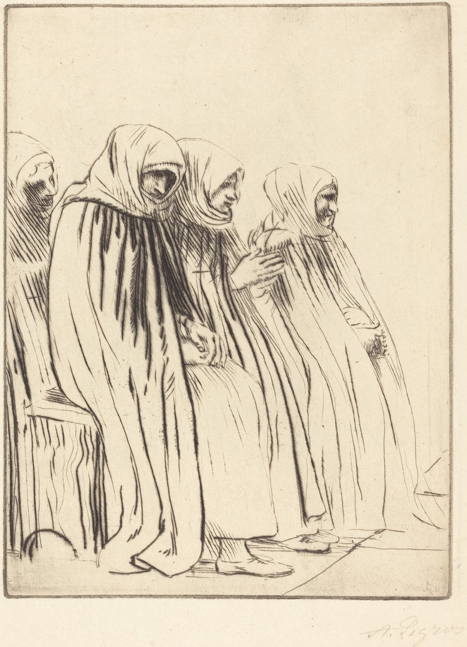 Kvinner i Brussel Kvinner i Brugge. av Alphonse Legros
