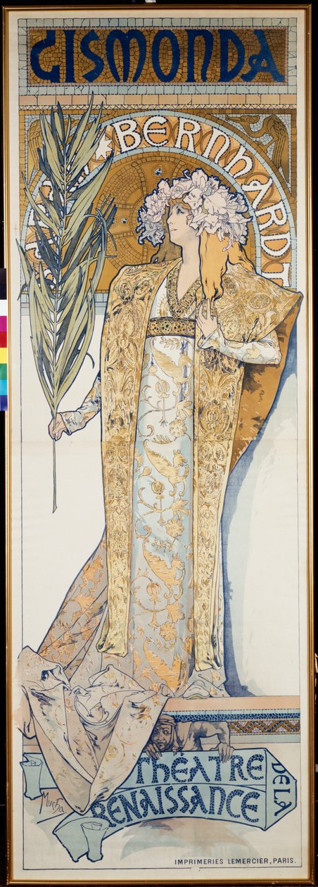 Gismonda, renessansens teater, 1894 av Alphonse Mucha