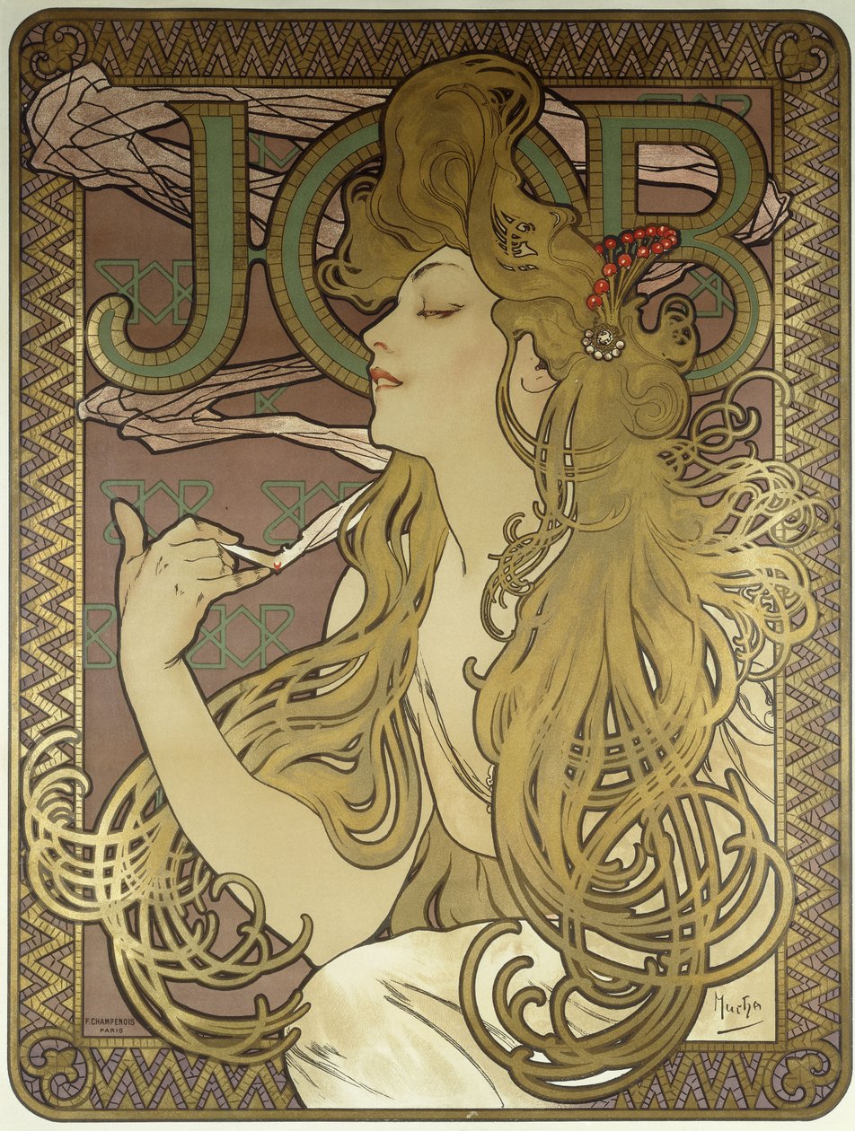 Job, 1896 av Alphonse Mucha