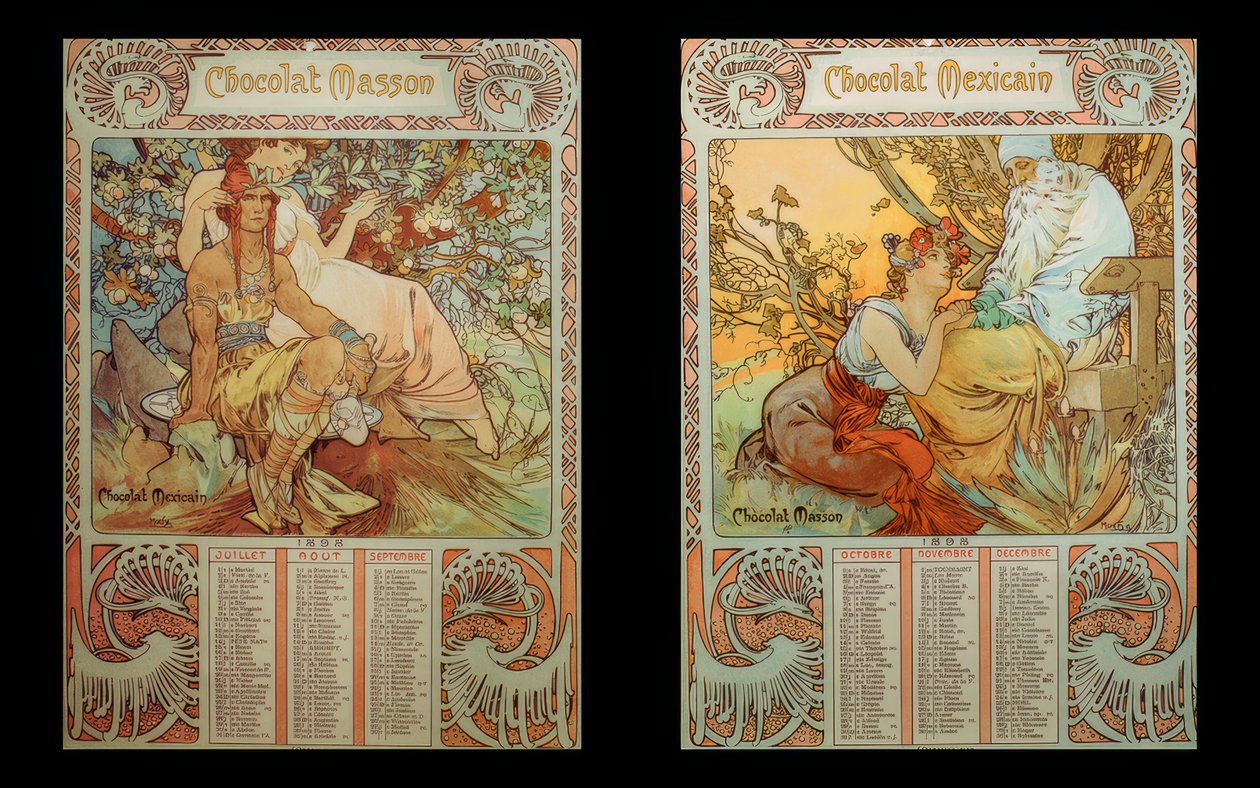 Masson sjokolade av Alphonse Mucha