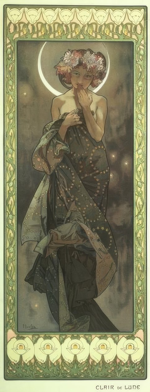 Måneskinn av Alphonse Mucha