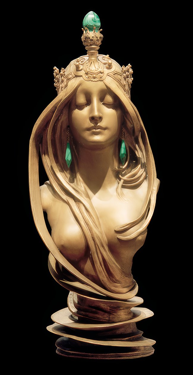 Naturen av Alphonse Mucha