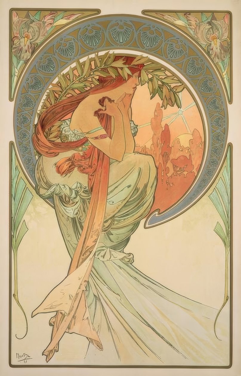 Poesien av Alphonse Mucha