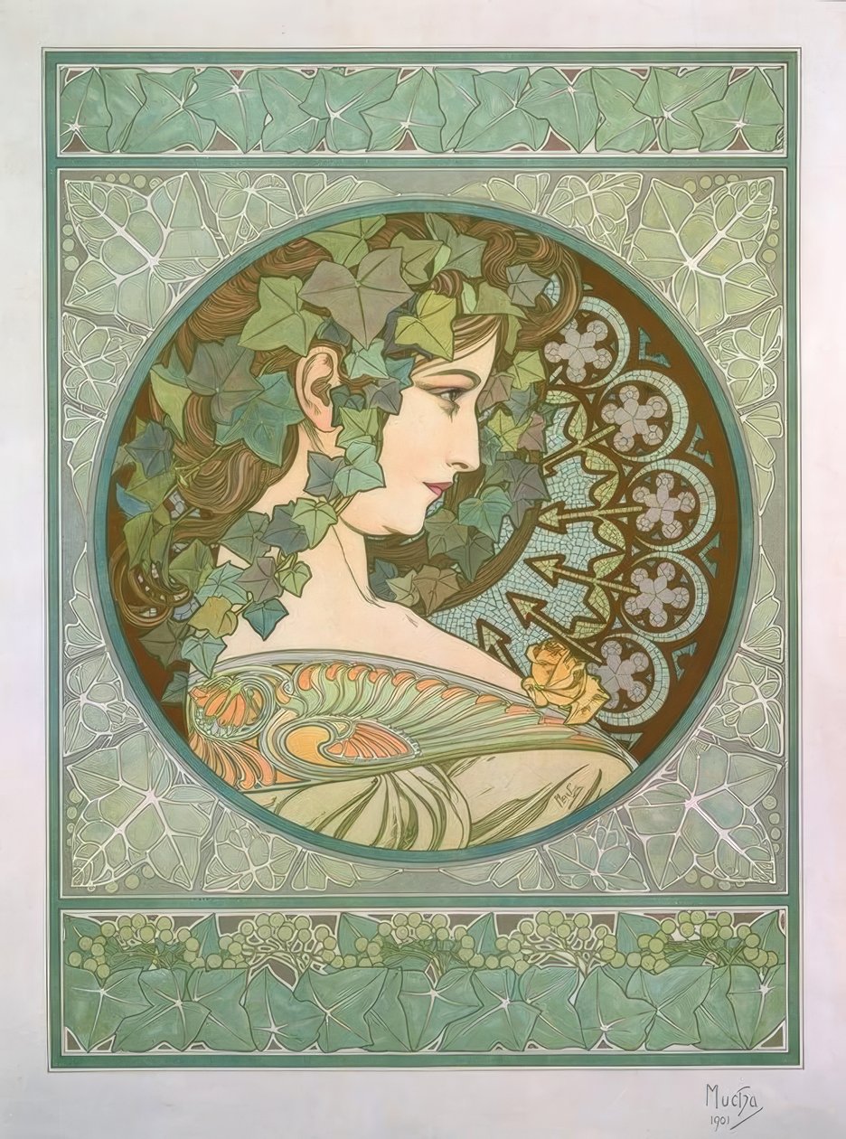 eføy av Alphonse Mucha