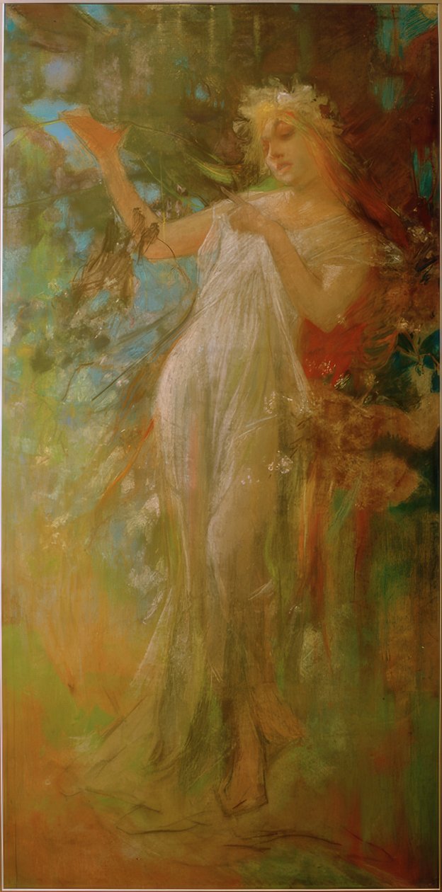 vår av Alphonse Mucha