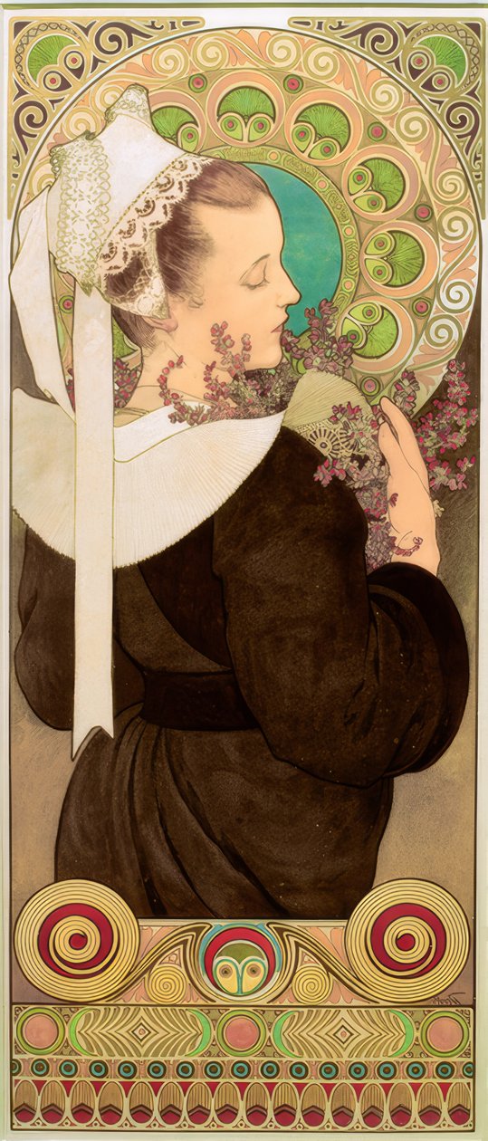 Heidekraut av Alphonse Mucha