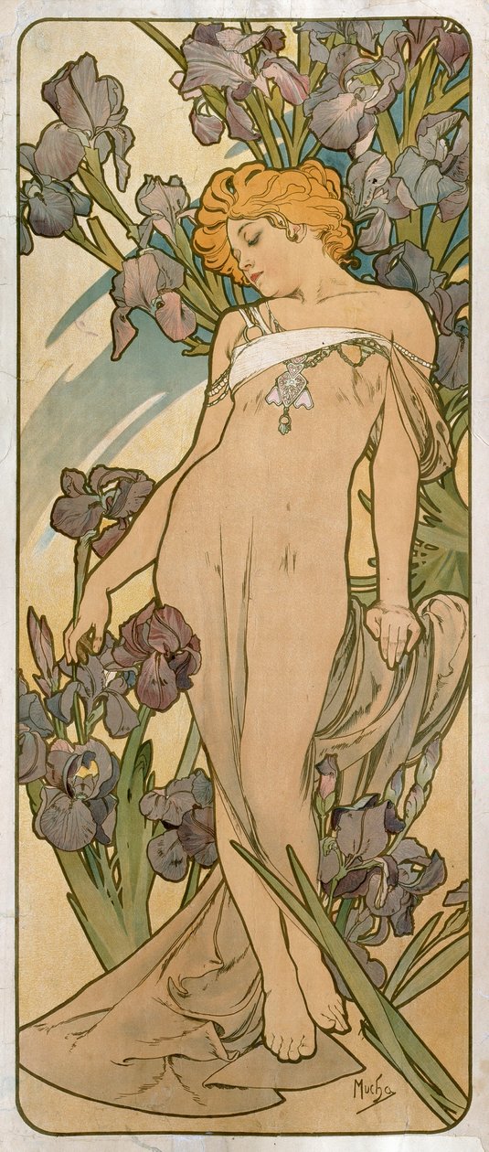 Iriser, 1898. av Alphonse Mucha