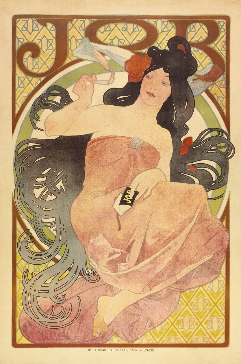 Job, ca. 1897-98 av Alphonse Mucha