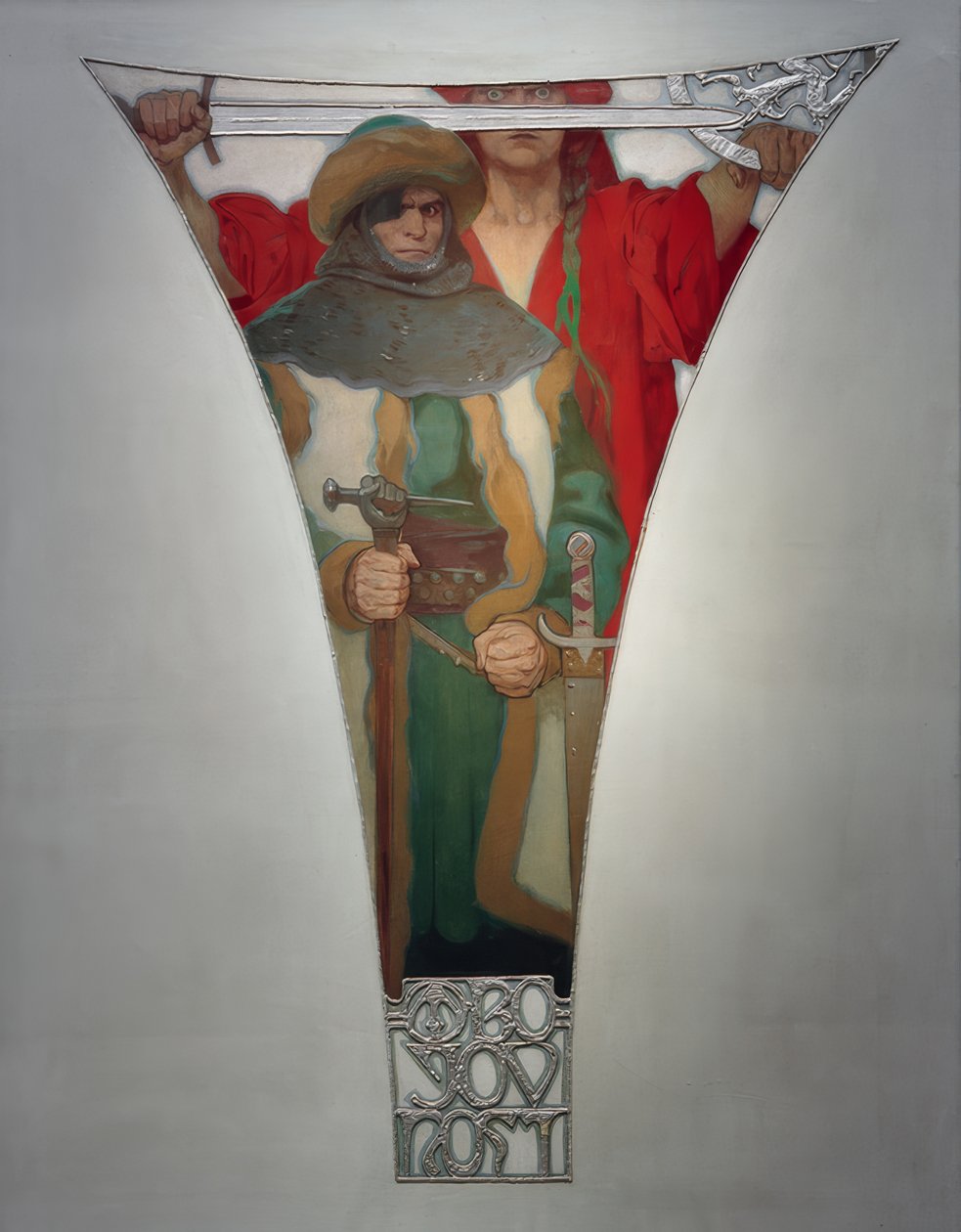 Kamp mot begjær - Jan Ziska av Alphonse Mucha