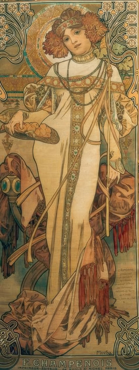Høst av Alphonse Mucha
