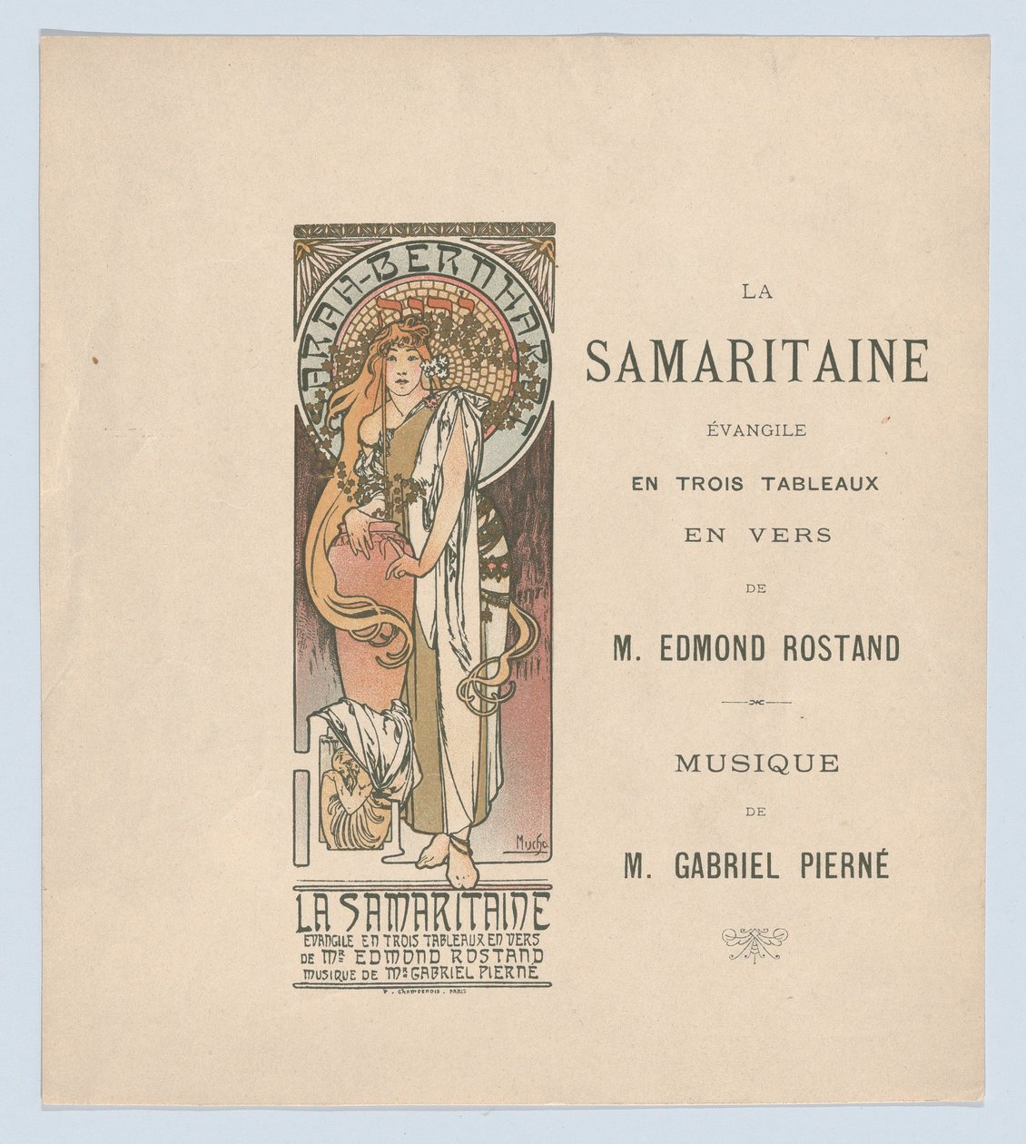 Samaritanen, 1897 av Alphonse Mucha