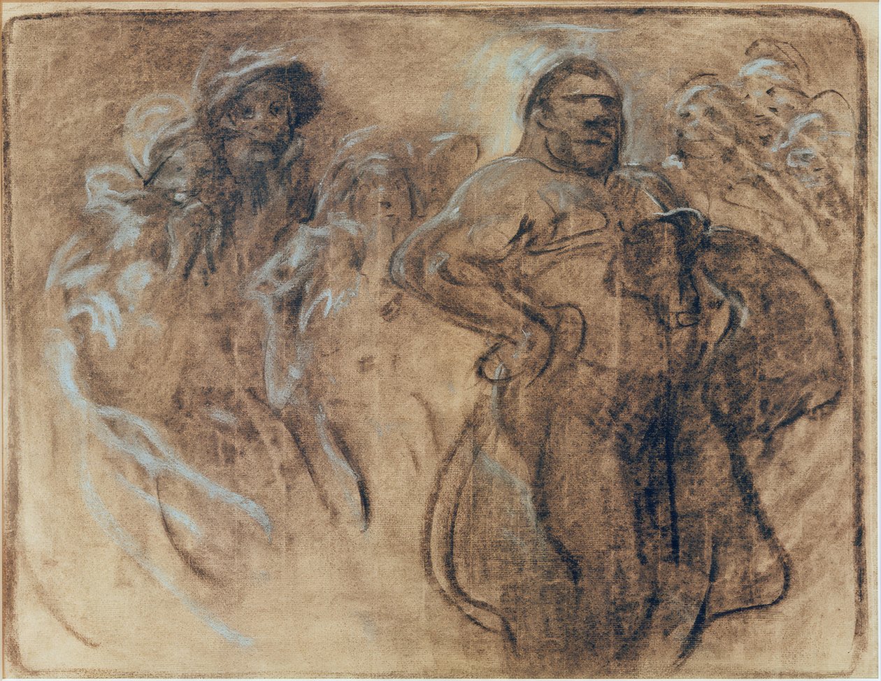 Mannsbild av Alphonse Mucha