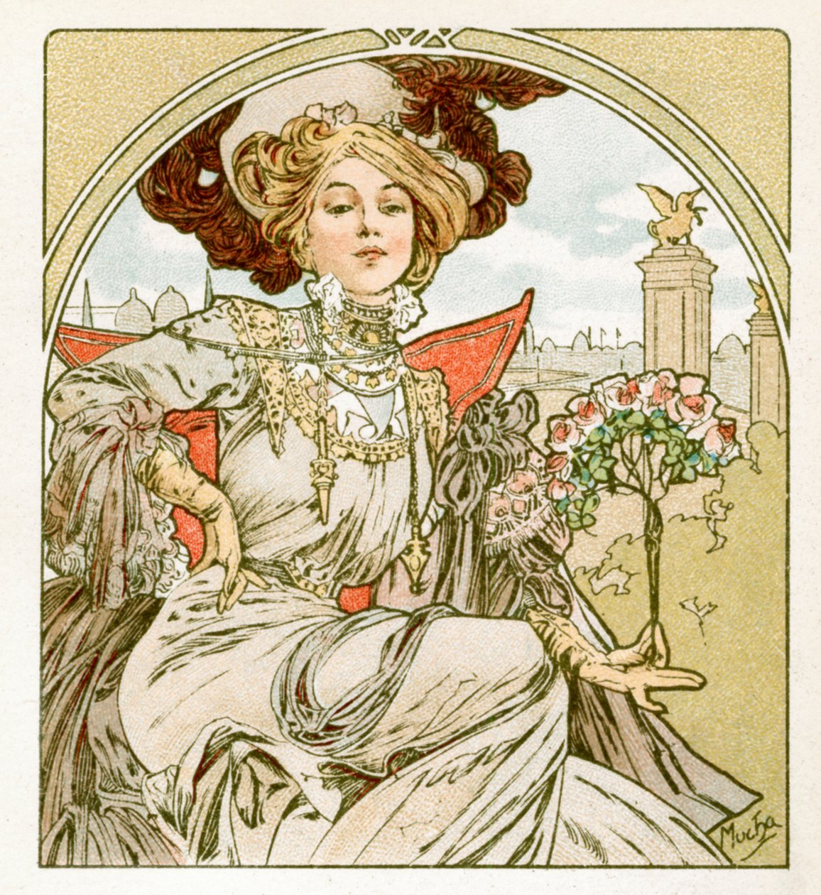 Paris-utstillingen, 1900 av Alphonse Mucha