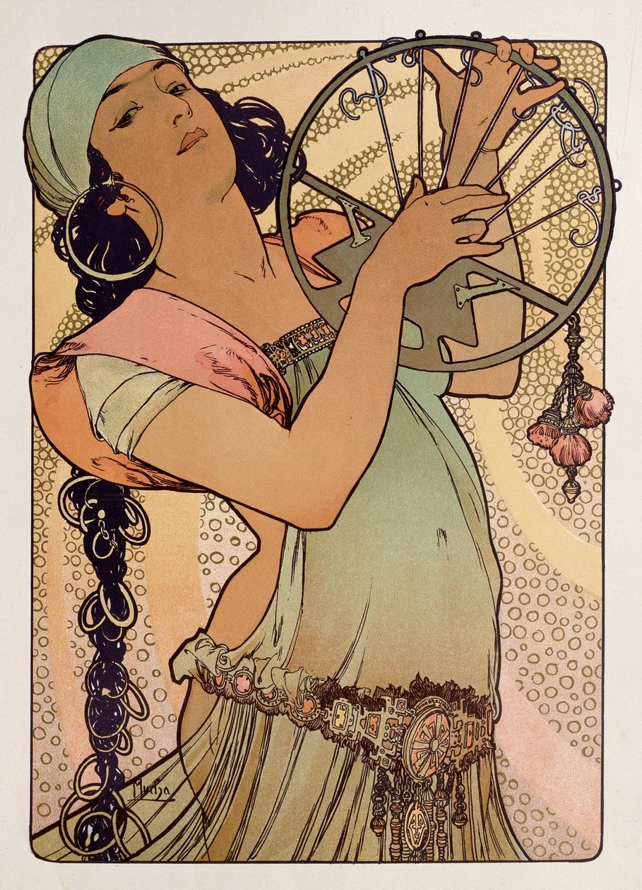 Salome, 1897. av Alphonse Mucha