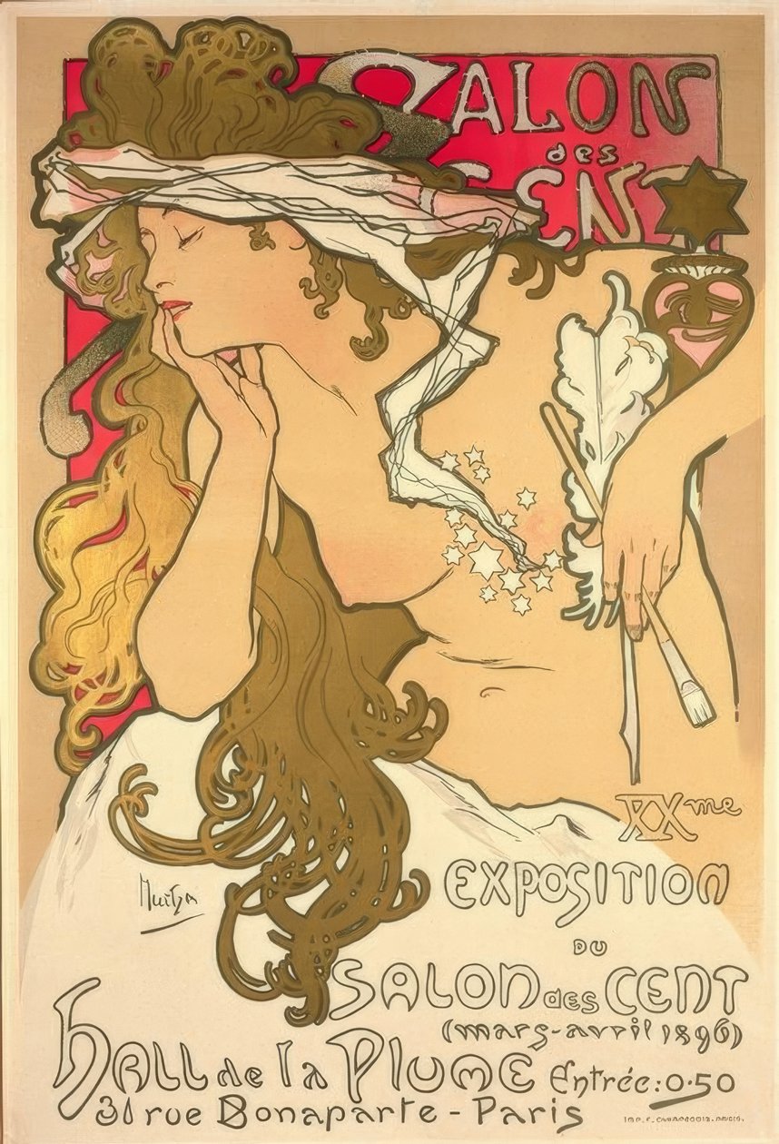Salon des Cent av Alphonse Mucha
