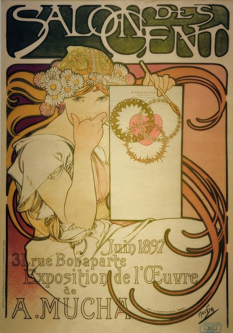 Salon des Cent av Alphonse Mucha