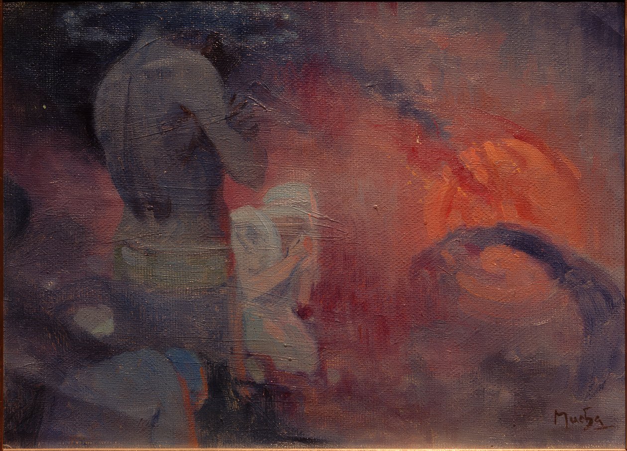 Symbolsk illustrasjon av Alphonse Mucha