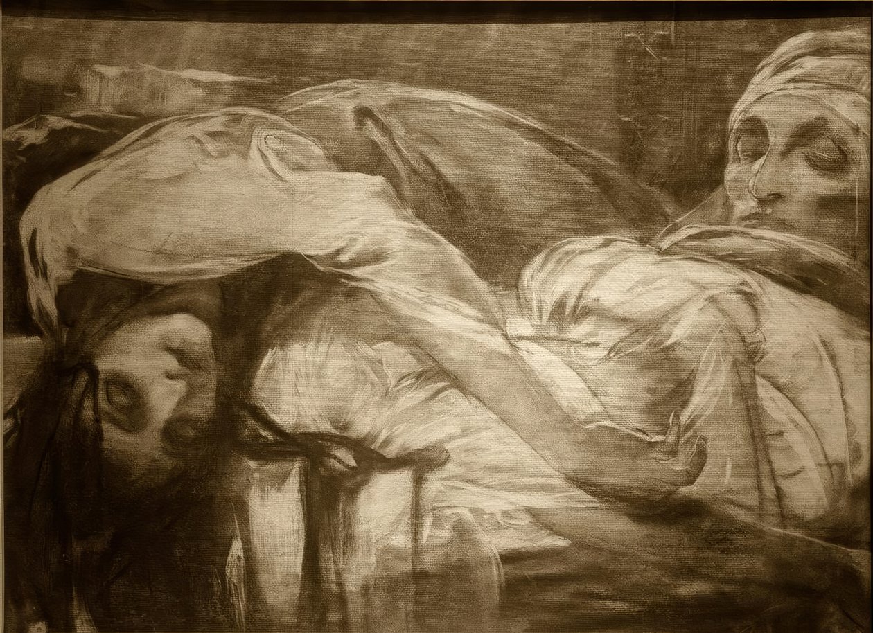 Hasanagas brud døde av Alphonse Mucha