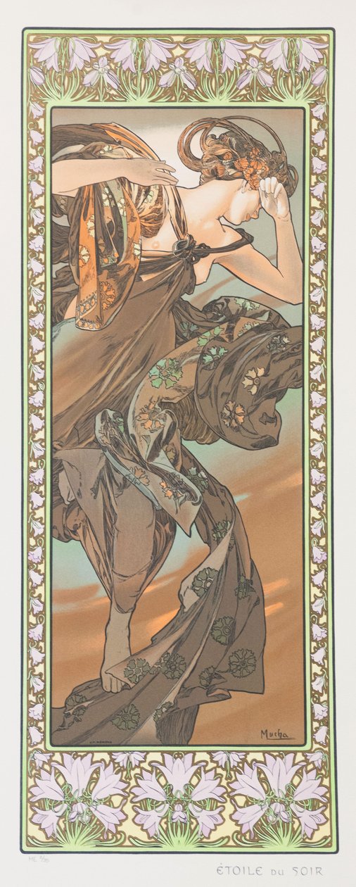 Evening Star The Evening Star, 1902. av Alphonse Mucha