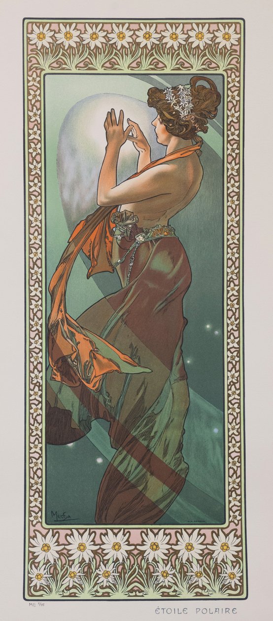 Nordstjernen, 1902. av Alphonse Mucha
