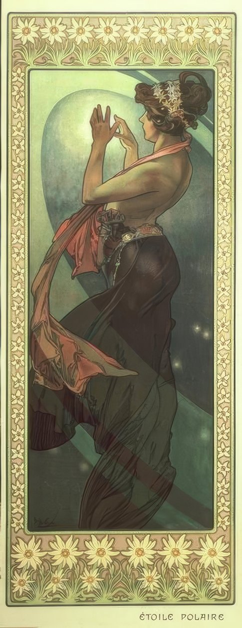 Nordstjernen av Alphonse Mucha