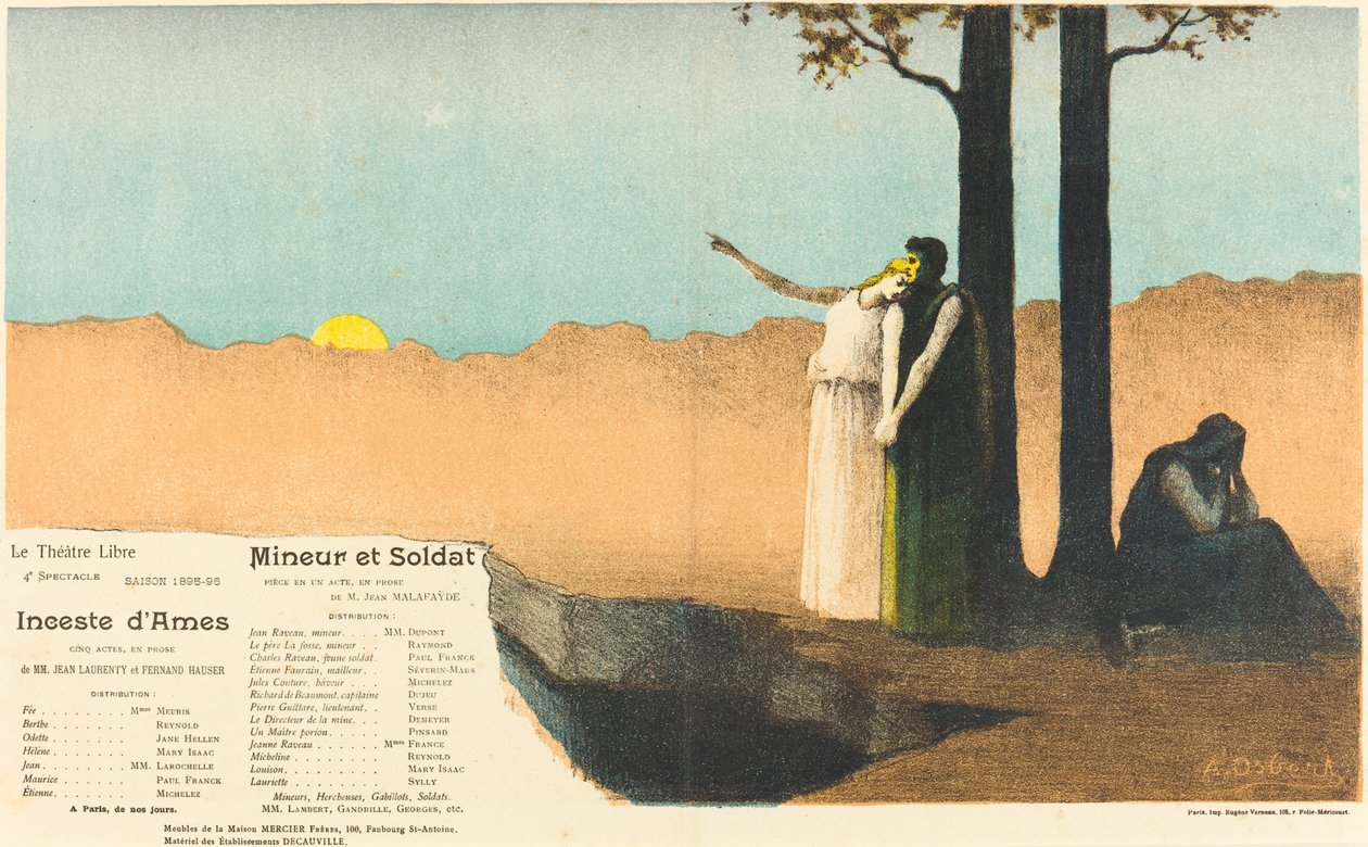 Incest av sjeler; gruvearbeider og soldat av Alphonse Osbert