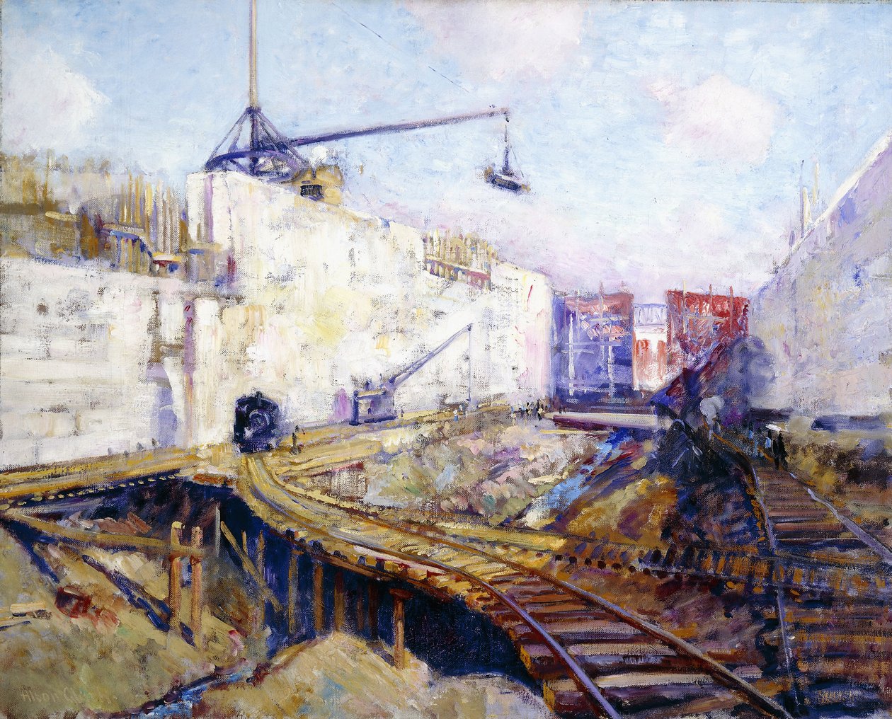 I slusen, Miraflores av Alson Skinner Clark