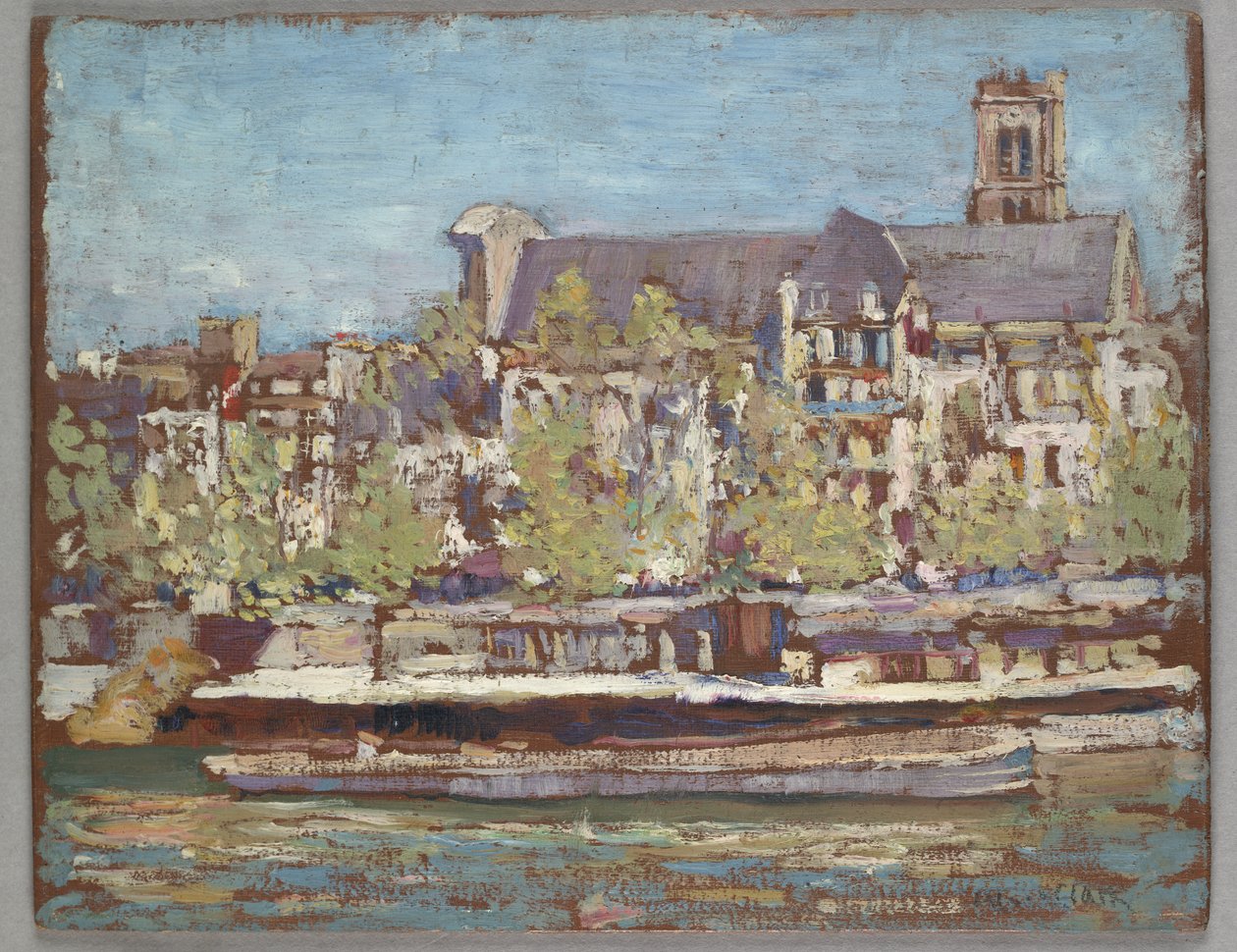 Saint Gervais, Paris (olje om bord) av Alson Skinner Clark