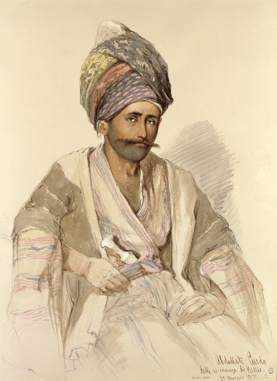 Abdullah - Kurder fra Bitlis, 1852 av Amadeo Preziosi