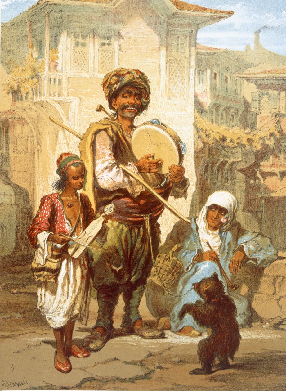 Bohemer, 1865 av Amadeo Preziosi