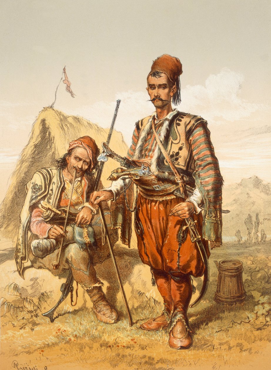 Kroatiske vakter, 1865 av Amadeo Preziosi